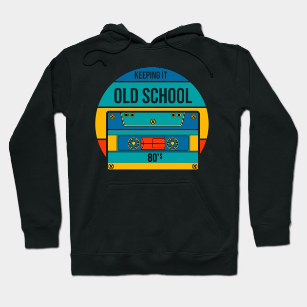 Keeping It Old School Hoodie by Genuine Vintage